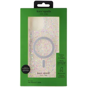 Kate Spade Case for Magsafe for Apple iPhone 15 Plus - Chunky Glitter Iridescent