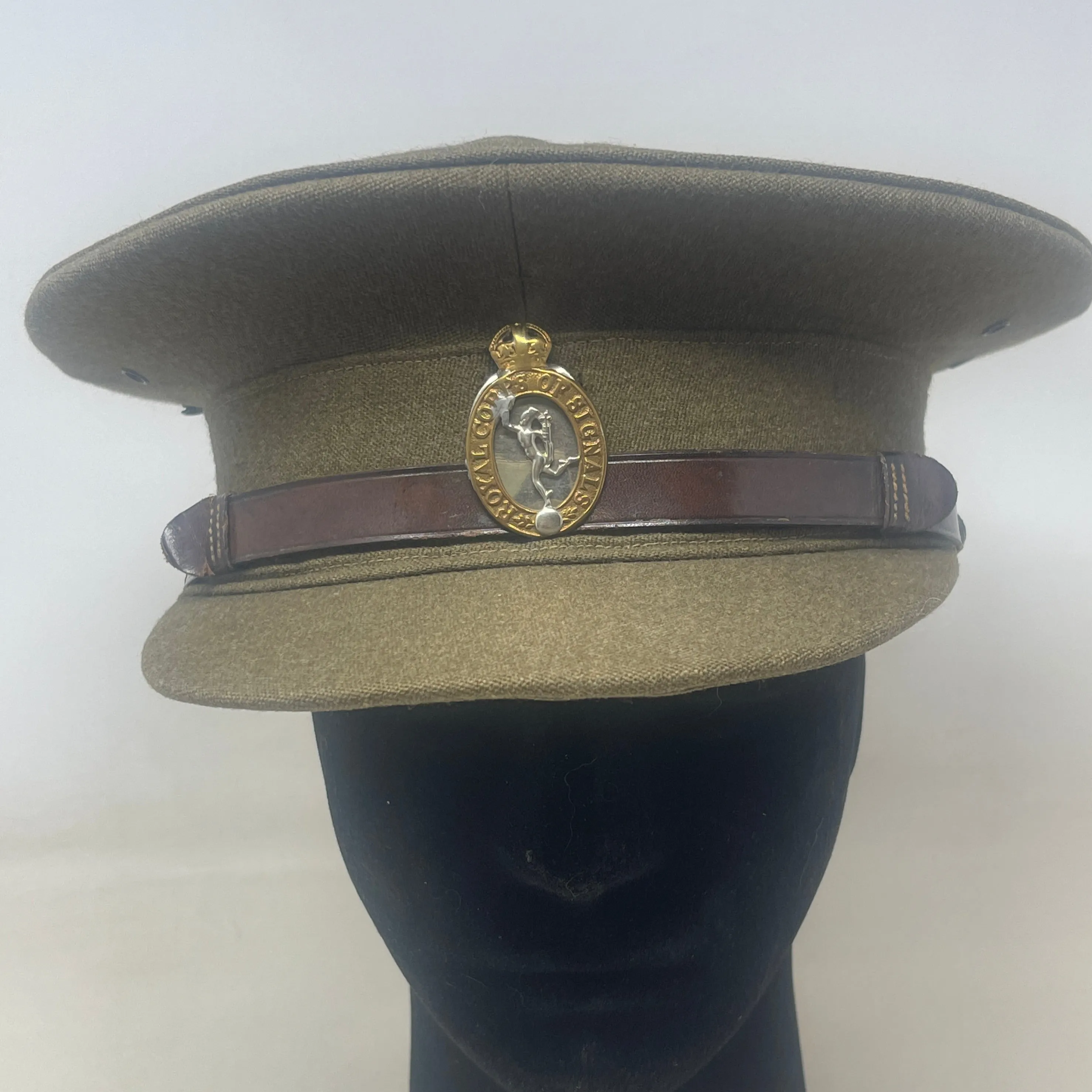 1922 Pattern Other Ranks Service Dress Cap Royal Signals