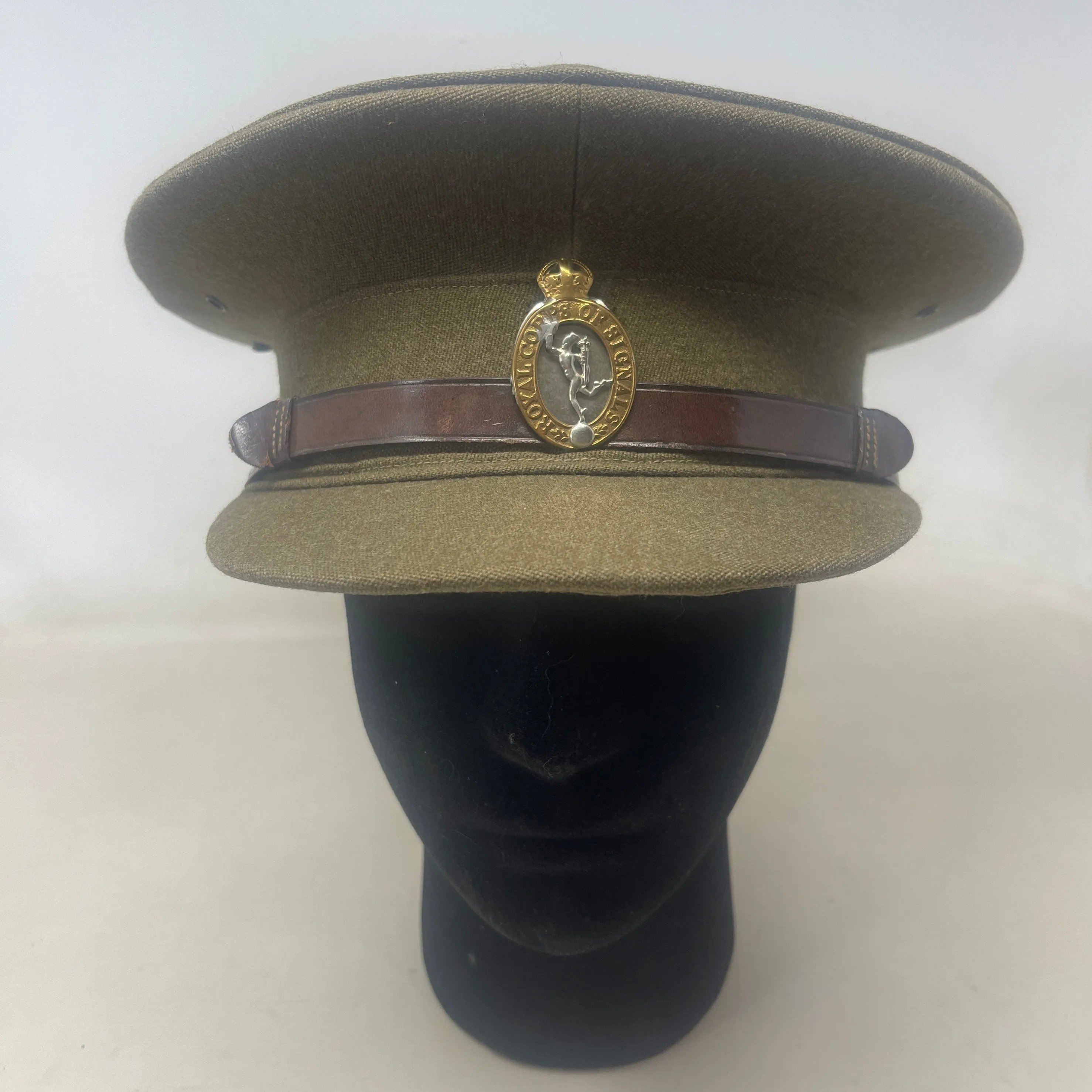 1922 Pattern Other Ranks Service Dress Cap Royal Signals