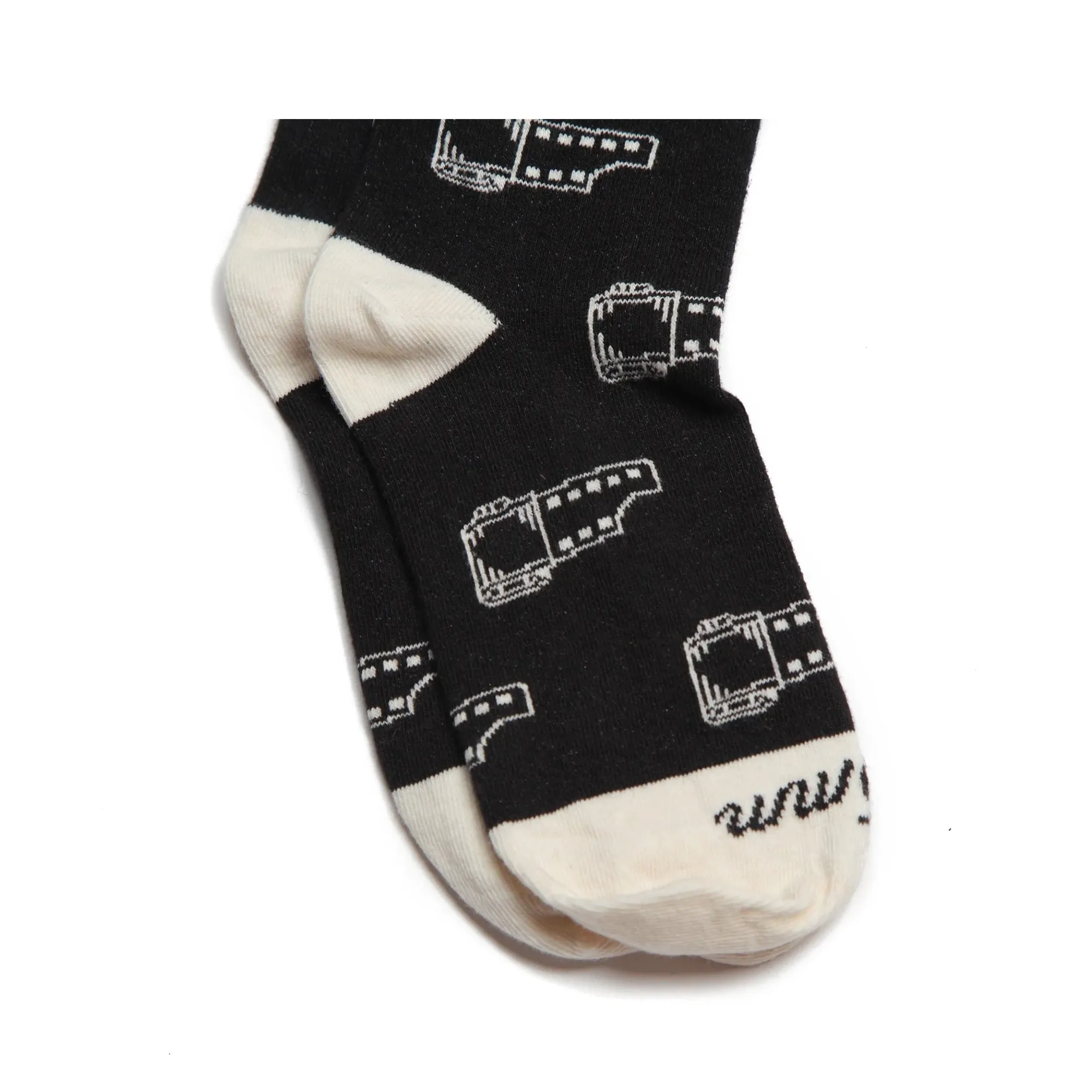 35mm Film Socks - Black