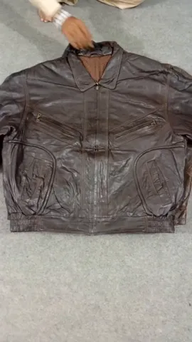 #386 Premium Leather Bomber Jackets -10