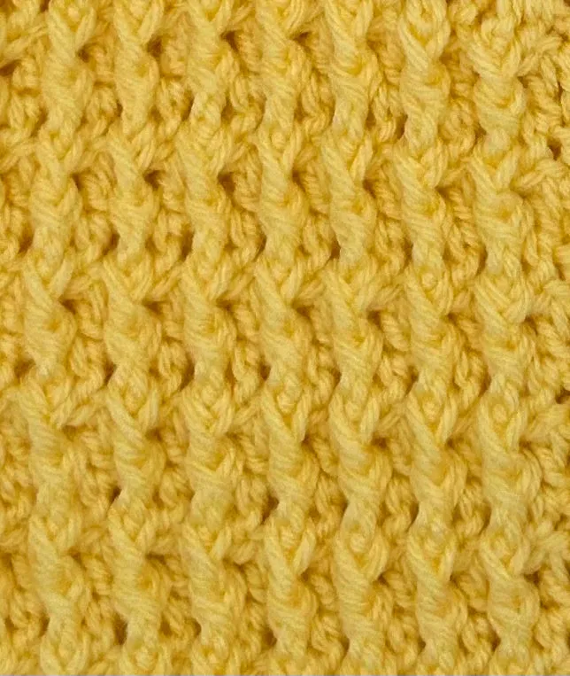 9-12 M Yellow Acrylic Crochet Cardigan with Hood