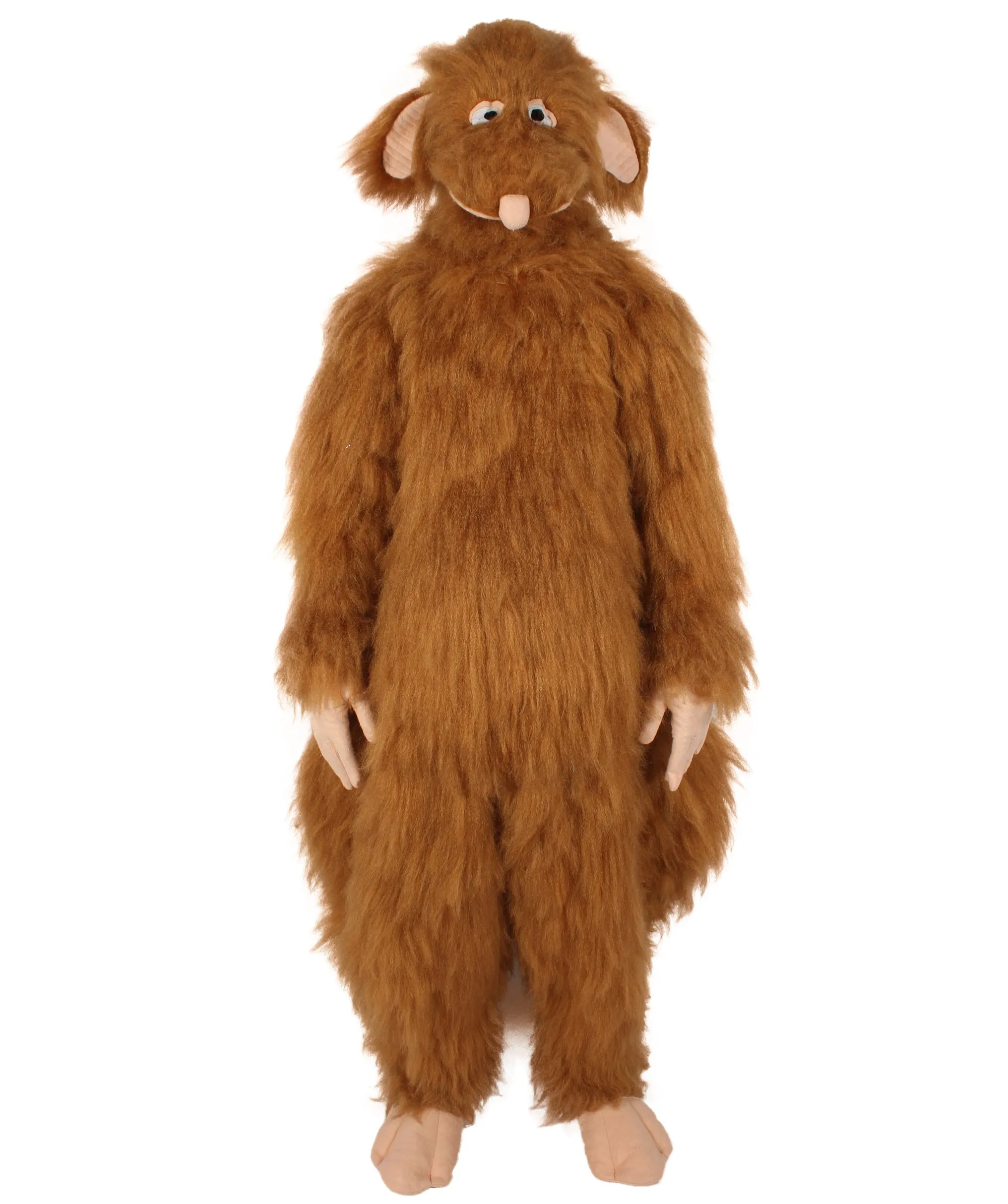 Adult Unisex  Furry Brown Rat Costume | Best for Halloween | Flame-retardant Synthetic Fiber