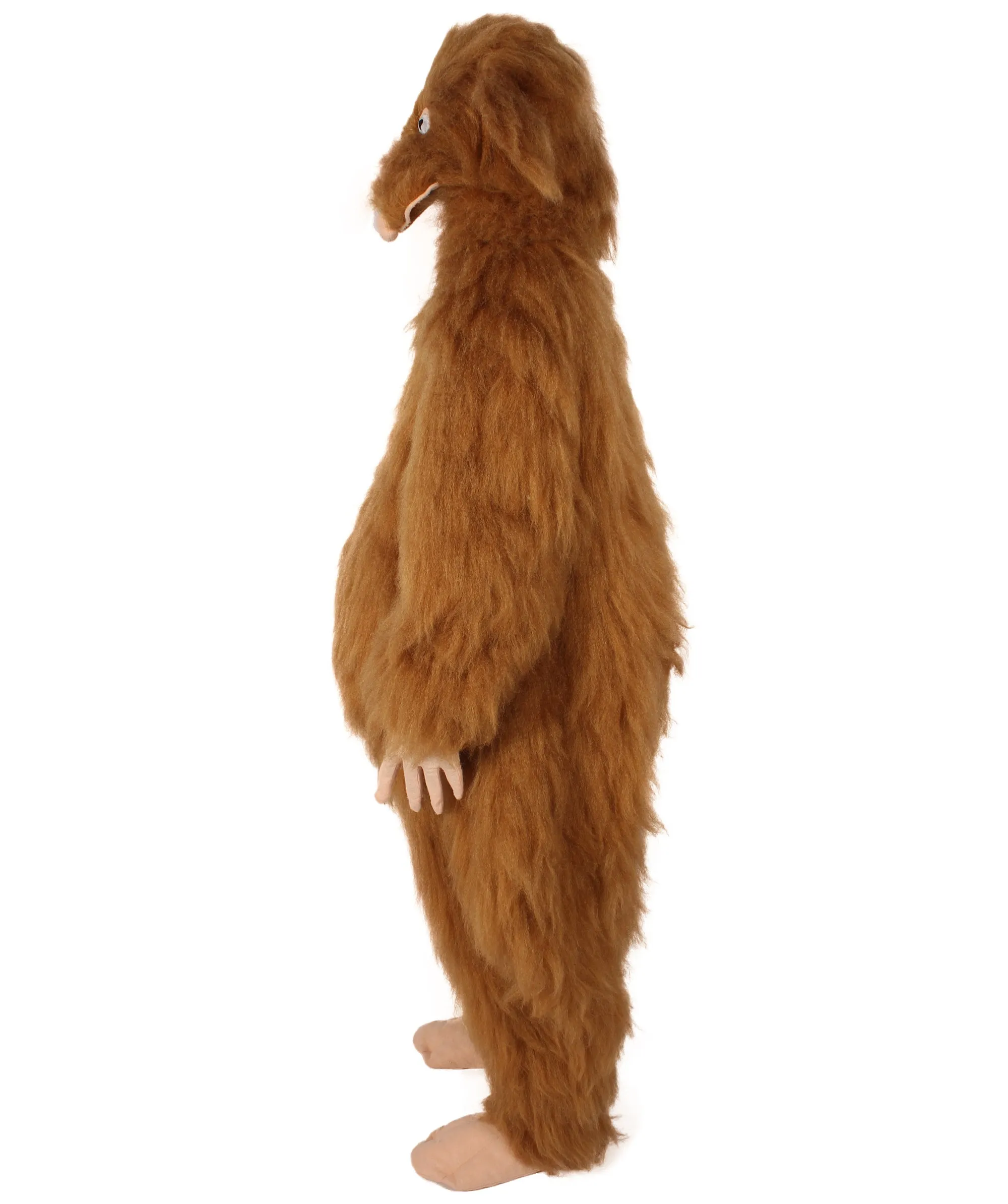 Adult Unisex  Furry Brown Rat Costume | Best for Halloween | Flame-retardant Synthetic Fiber