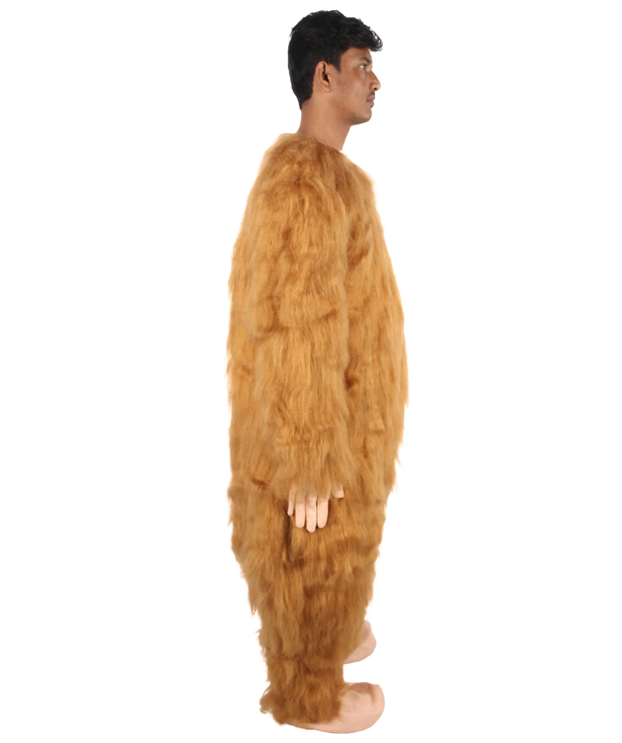 Adult Unisex  Furry Brown Rat Costume | Best for Halloween | Flame-retardant Synthetic Fiber