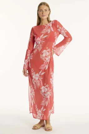 Aloha Mesh Long Dress