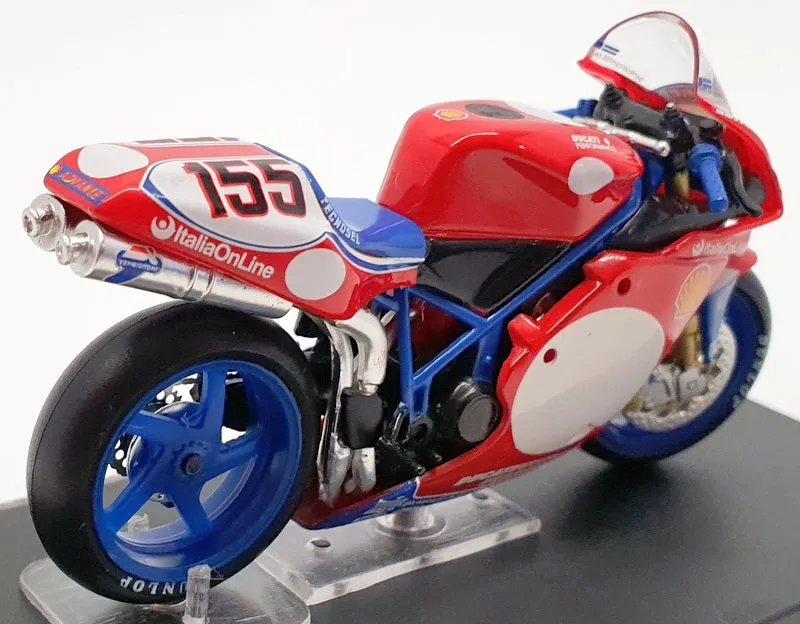 Altaya 1/24 Scale Model Motorcycle AL280127 - 2001 Ducati 996R Ben Bostrom