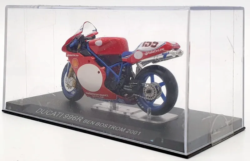 Altaya 1/24 Scale Model Motorcycle AL280127 - 2001 Ducati 996R Ben Bostrom