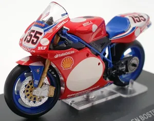 Altaya 1/24 Scale Model Motorcycle AL280127 - 2001 Ducati 996R Ben Bostrom