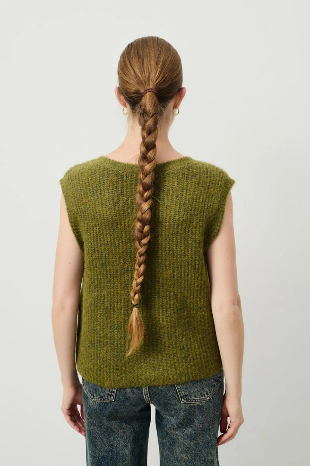 American Vintage Gilet East - Kiwi Melange
