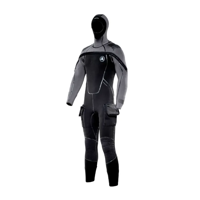 Apeks Thermiq Adv. Jumpsuit 8/7mm Mens Black Grey