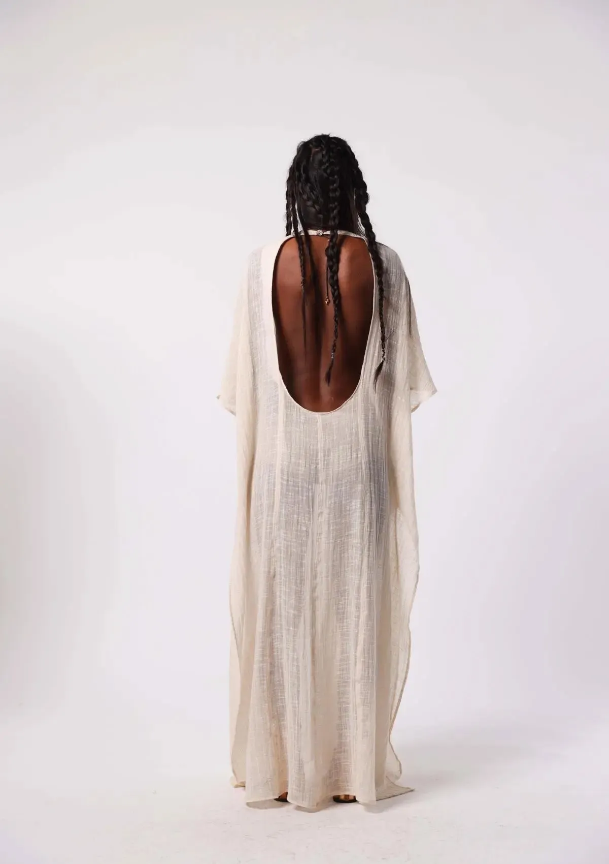 ARIA MAXI KAFTAN - KORA UNDYED