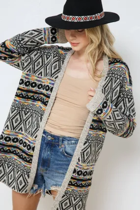 Aztec Multicolor Cardigan