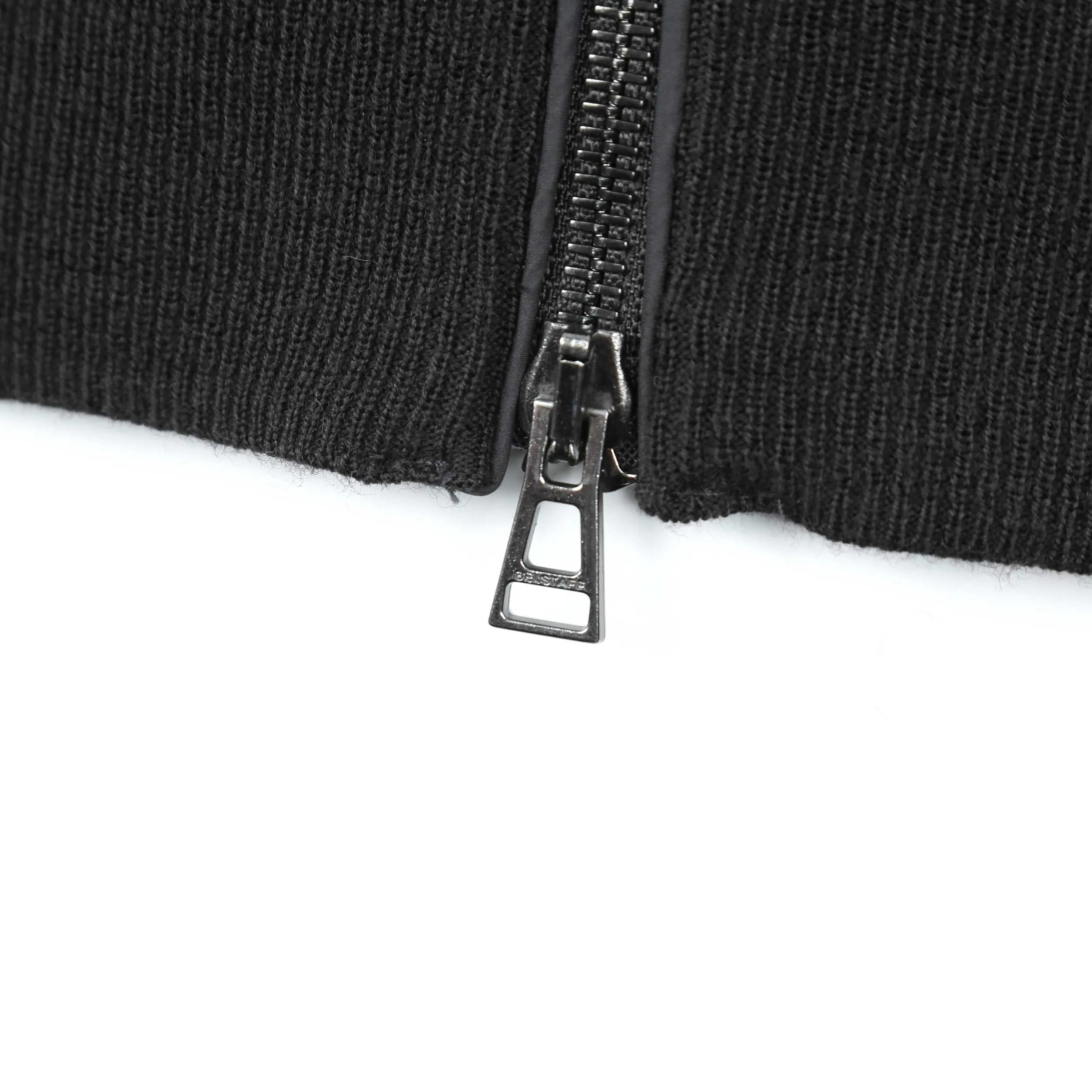 Belstaff Kelbrook Zip Cardigan Knitwear in Black