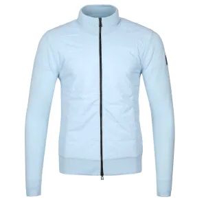 Belstaff Kelbrook Zip Cardigan Knitwear in Sky Blue