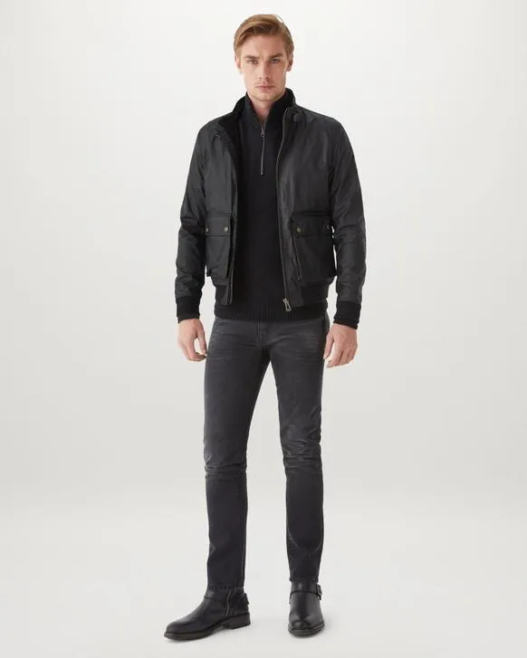 Belstaff Scouter Bomber Jacket in Black