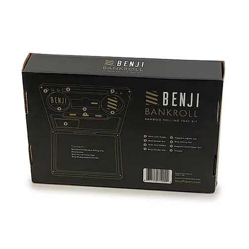 Benji - Bankroll Bamboo Tray Kit: A Cornerstone of the Smoking Ritual