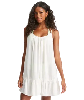 Billabong Beach Vibes Dress-Salt Crystal