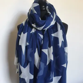 Blue Star Scarf