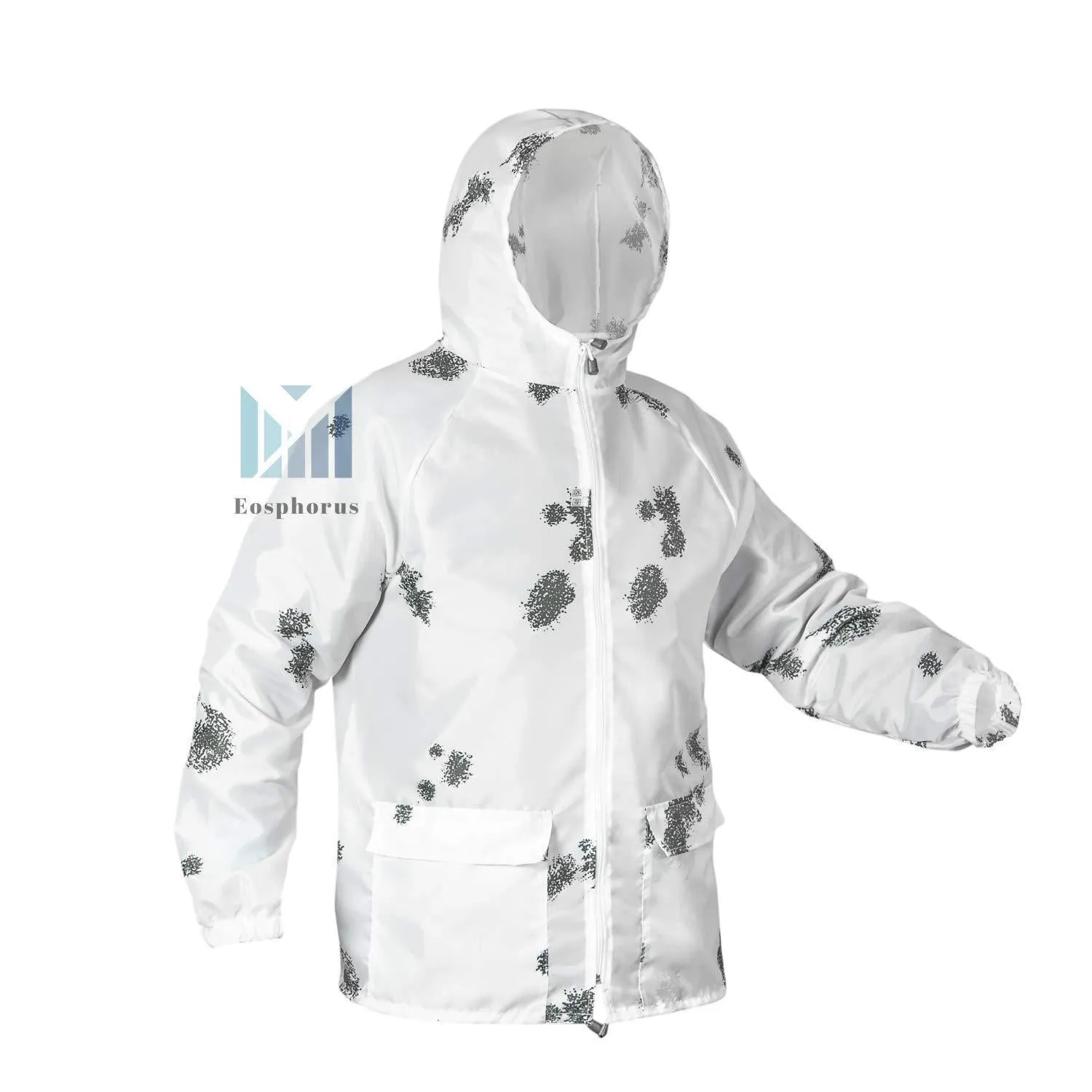 Blur Snow Camo Winter Masking Overall Ultra Thin Overwhites Airsoft XL Size