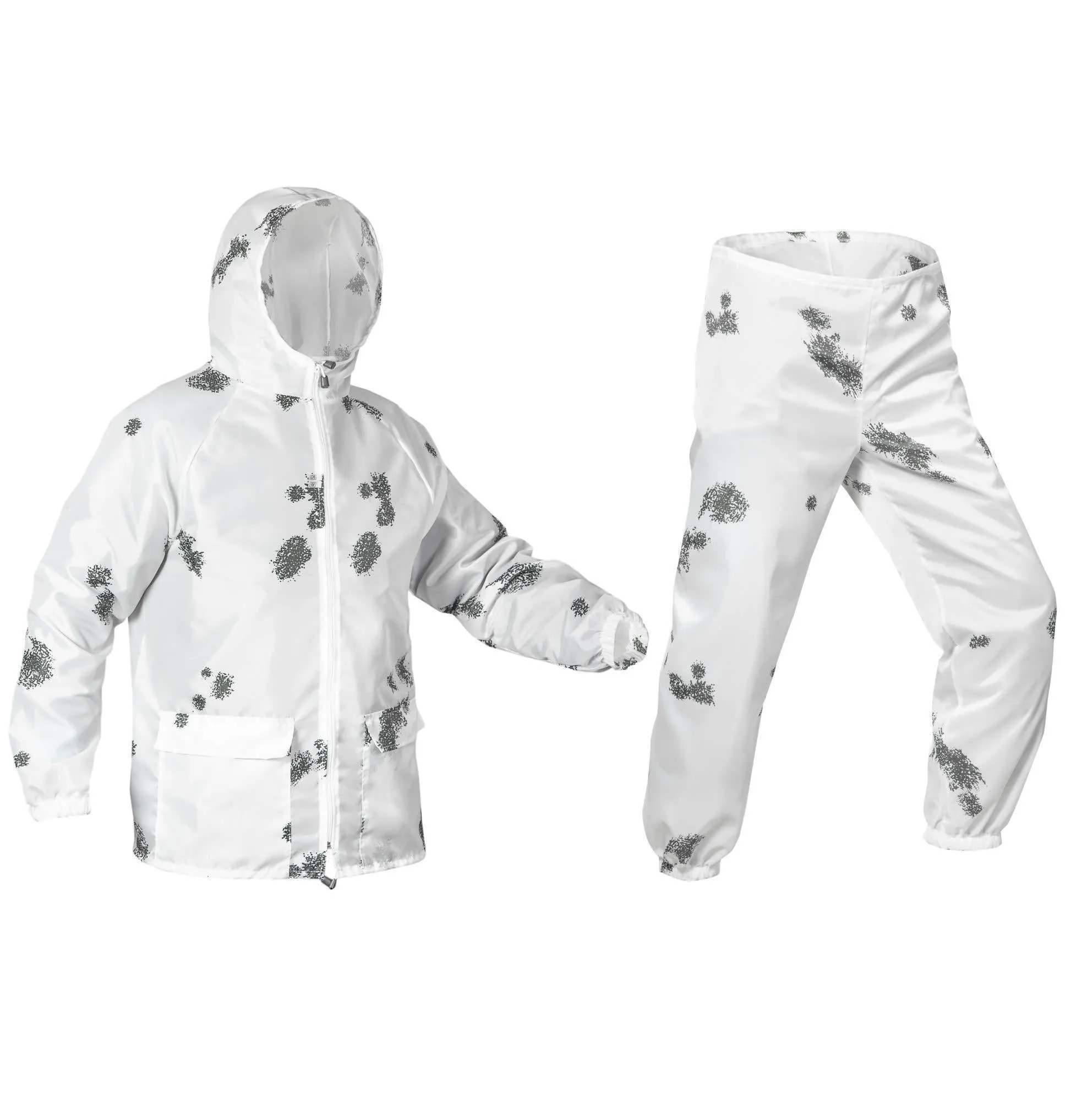 Blur Snow Camo Winter Masking Overall Ultra Thin Overwhites Airsoft XL Size