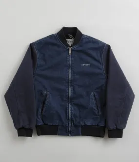 Carhartt Paxon Bomber Jacket - Blue / Dark Navy