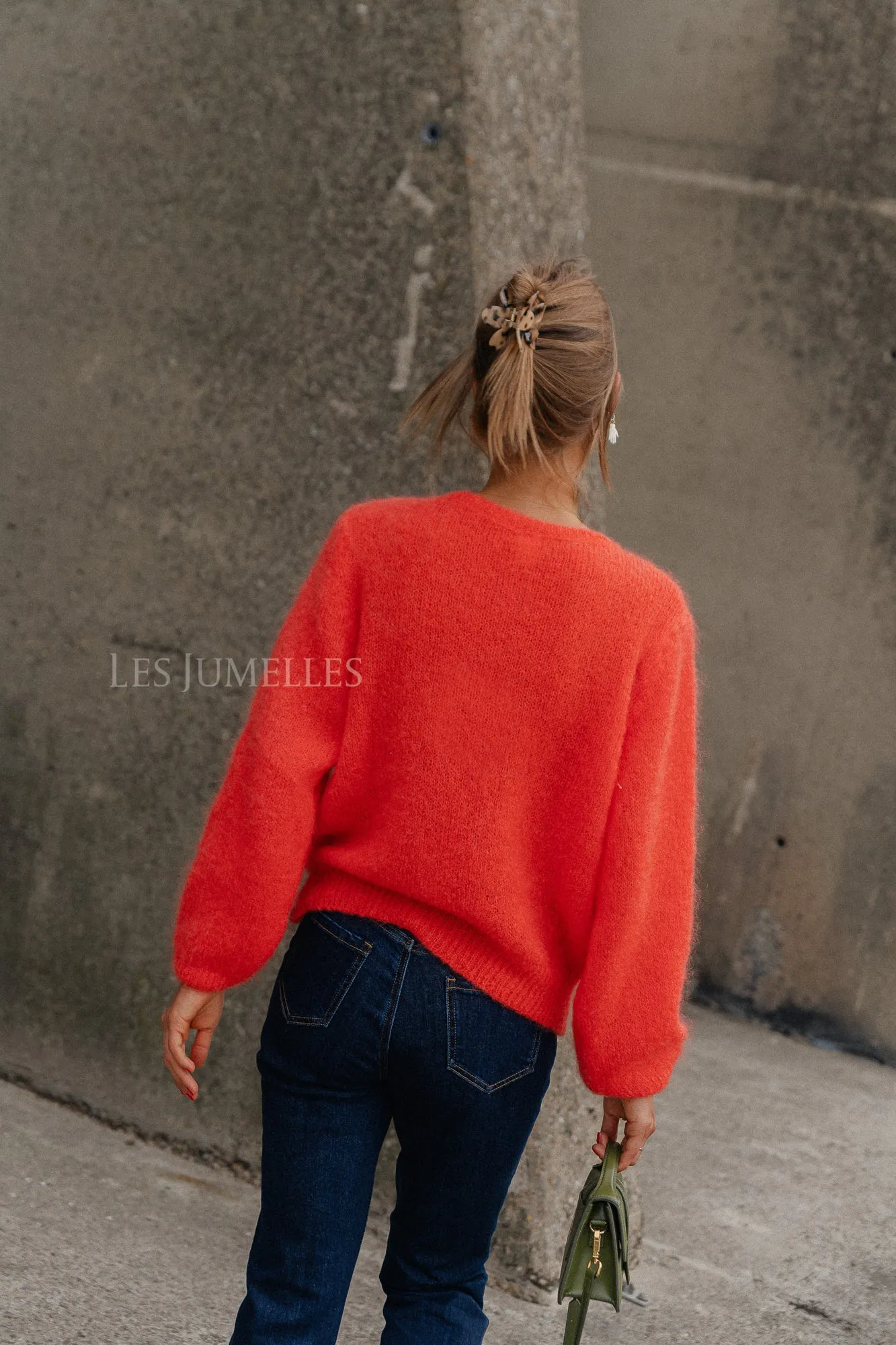 Charlie cardigan hot coral