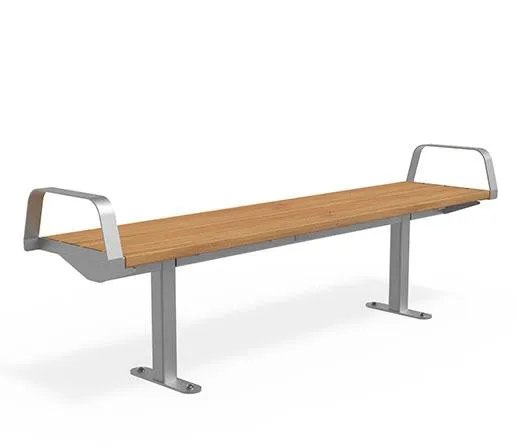 Citi Elements Stainless Steel and Hardwood Timber Bench