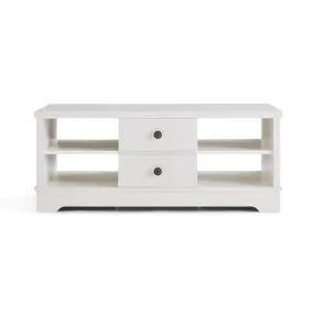 Coffee Table With Drawers Hampton Country Style Unit White