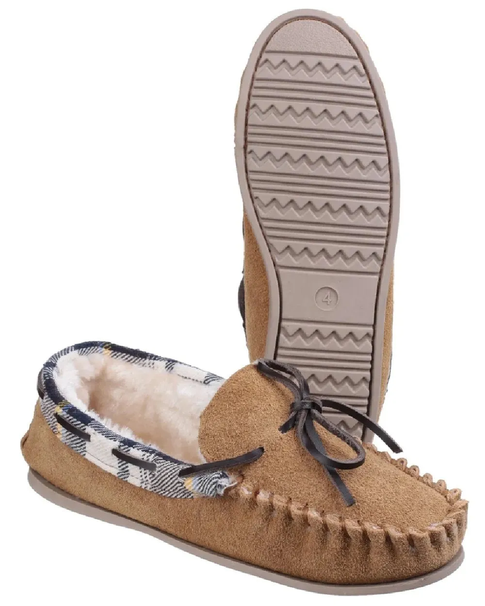 Cotswold Womens Kilkenny Moccasin Slippers