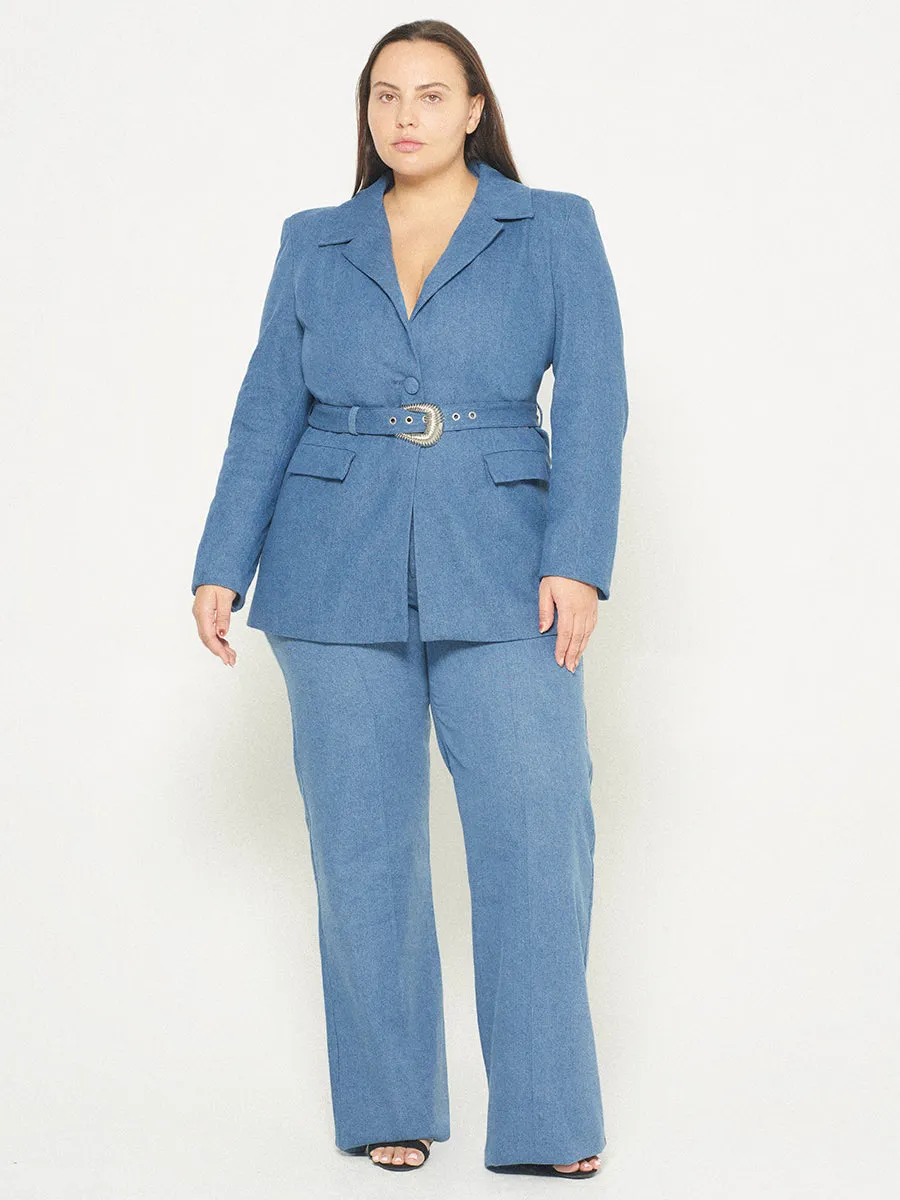 CURVE DOMINGA DENIM BLAZER