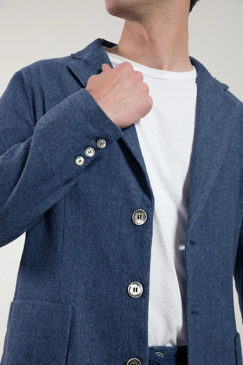 Curzio Recycled Denim Blazer