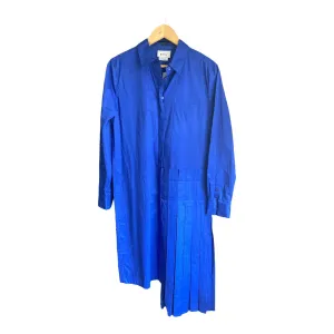 DKNY Cotton Royal Blue Long Sleeved Dress UK Size Medium.