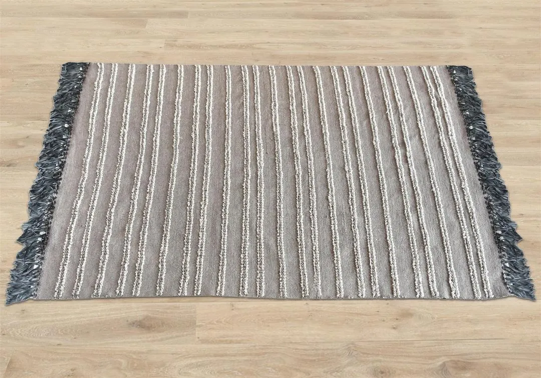 Dolores Recycled PET and Bicycle Tube Rug