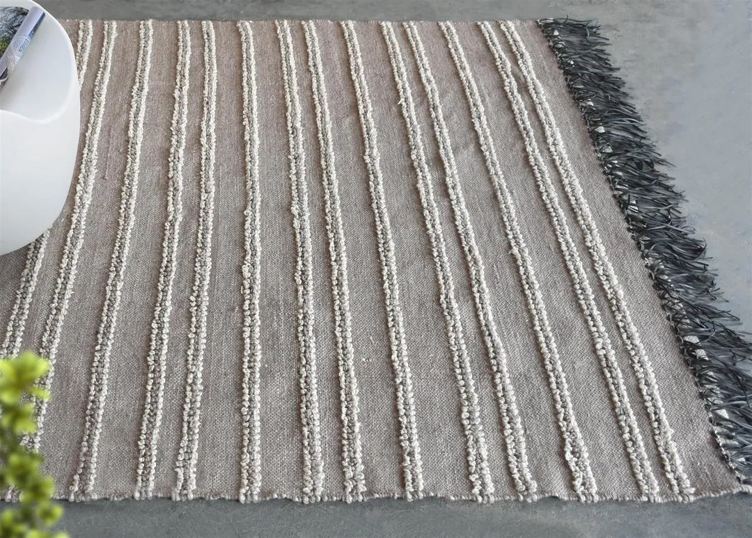 Dolores Recycled PET and Bicycle Tube Rug