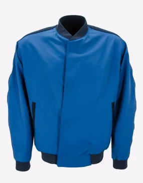 Electric Blue Bomber Jacket