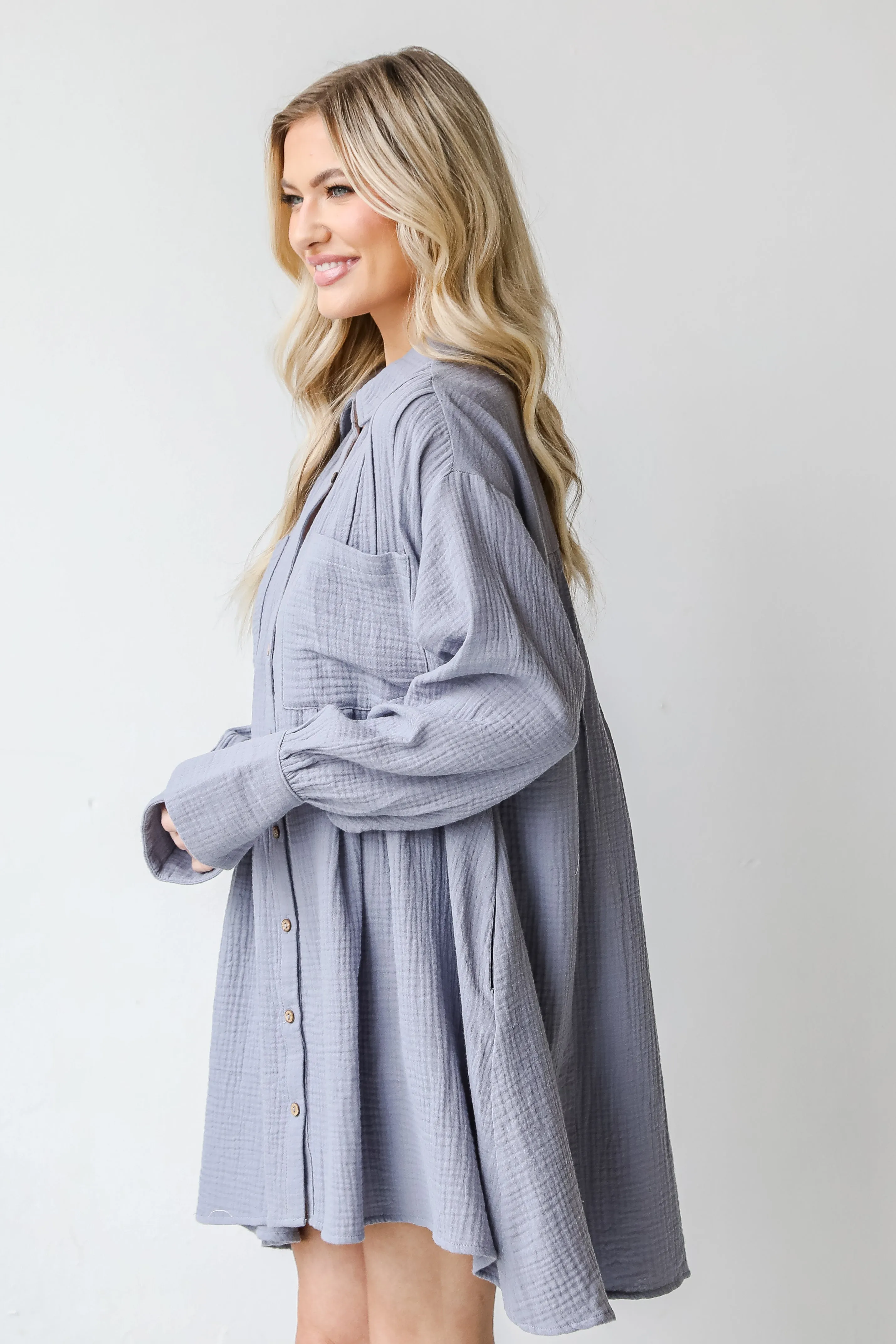 Everyday Darling Linen Mini Dress