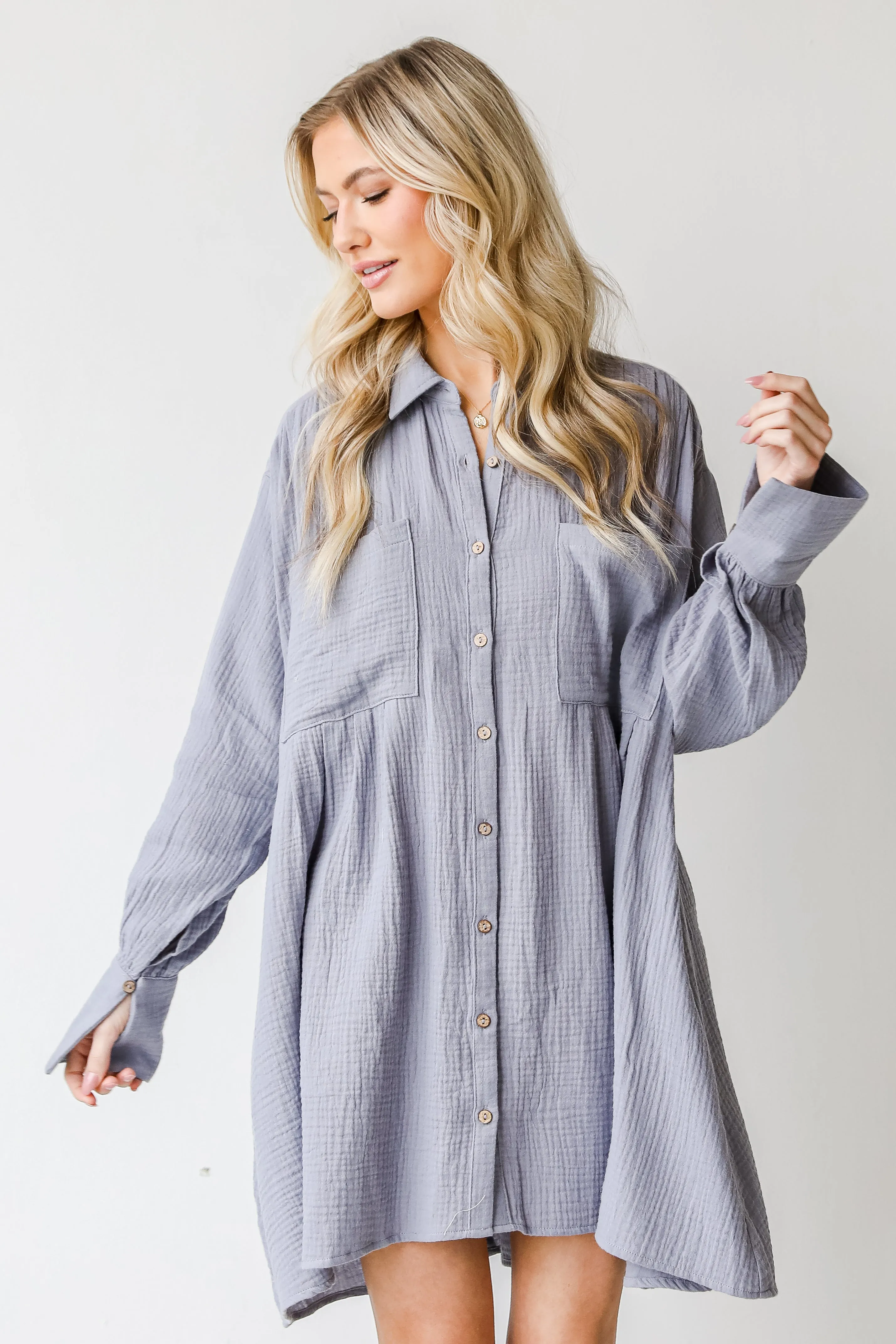 Everyday Darling Linen Mini Dress