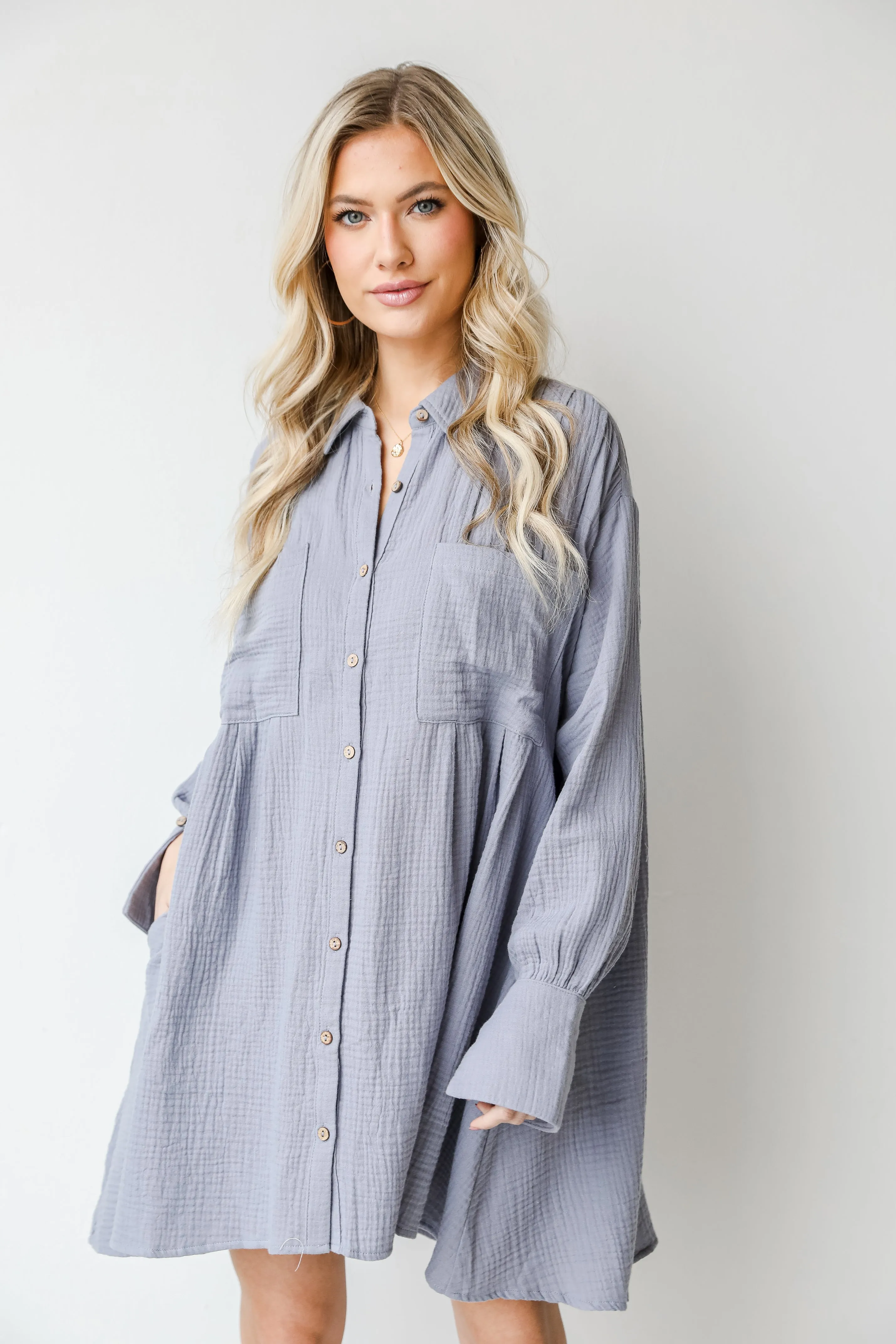 Everyday Darling Linen Mini Dress