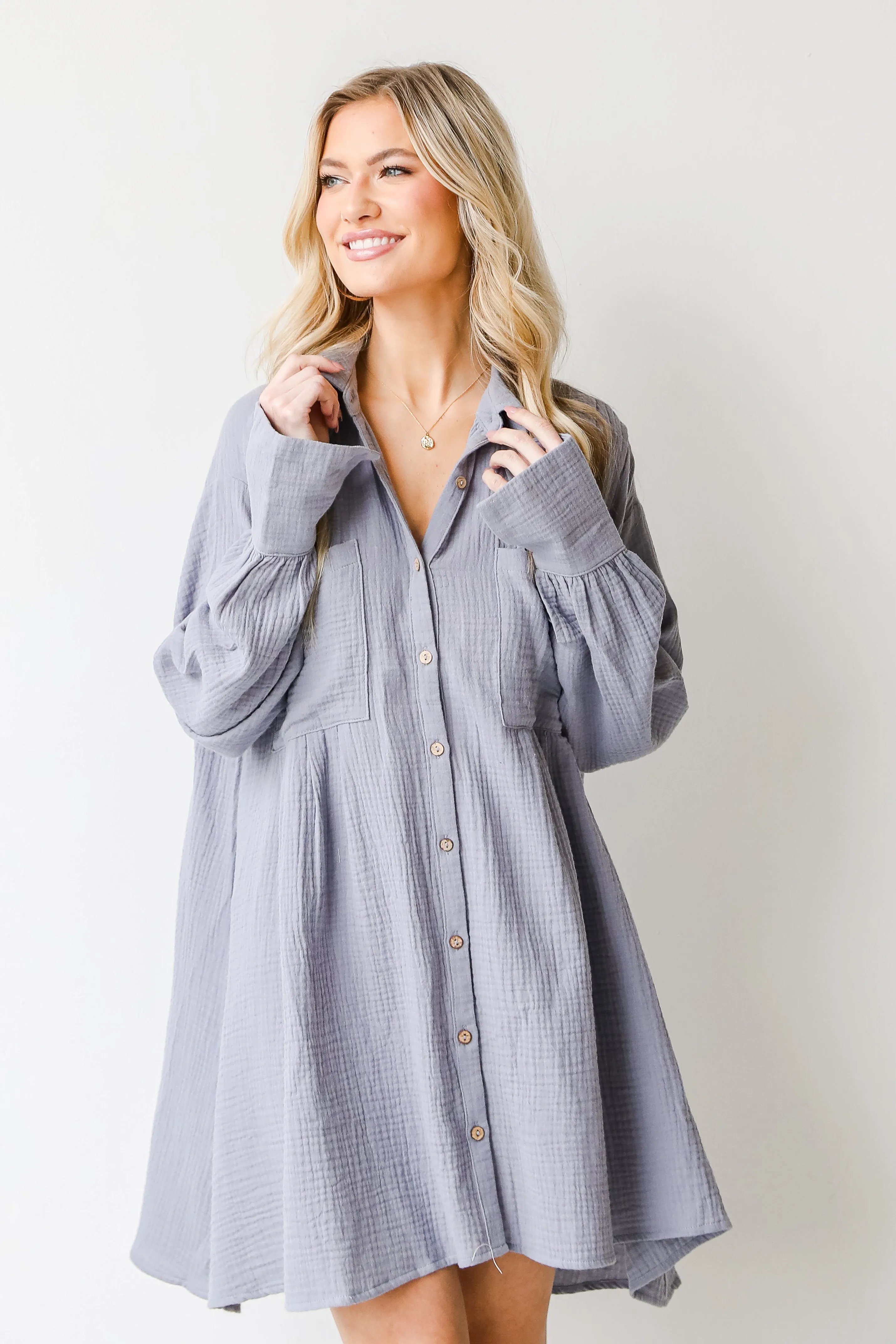 Everyday Darling Linen Mini Dress