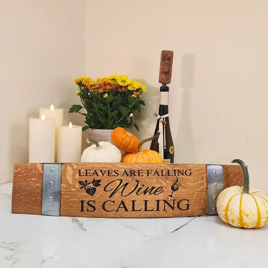 Fall Barrel Stave Signs – Rustic Autumn Charm with a Harvest Twist!