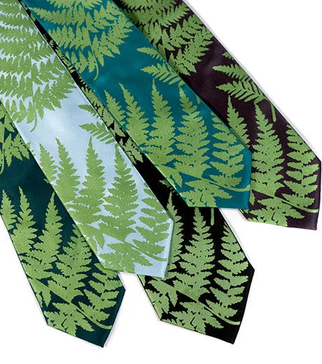 Fern Silk Necktie