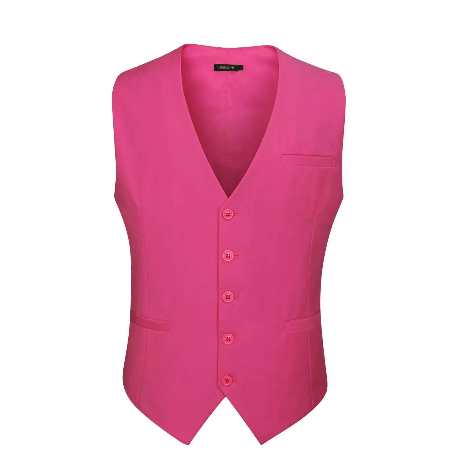 Formal Suit Vest - HOT PINK