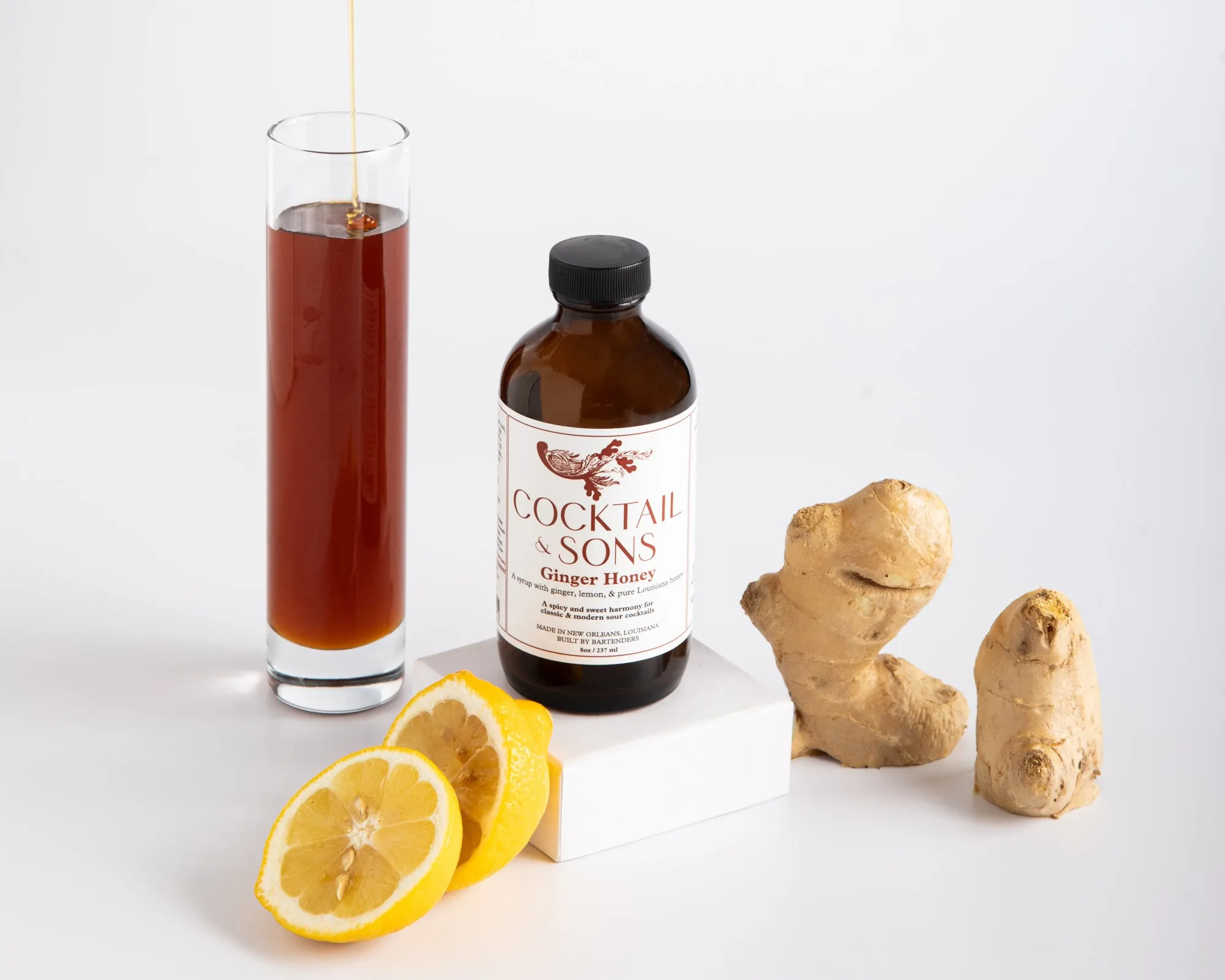 Ginger Honey Cocktail Syrup | Cocktail & Sons (8oz)