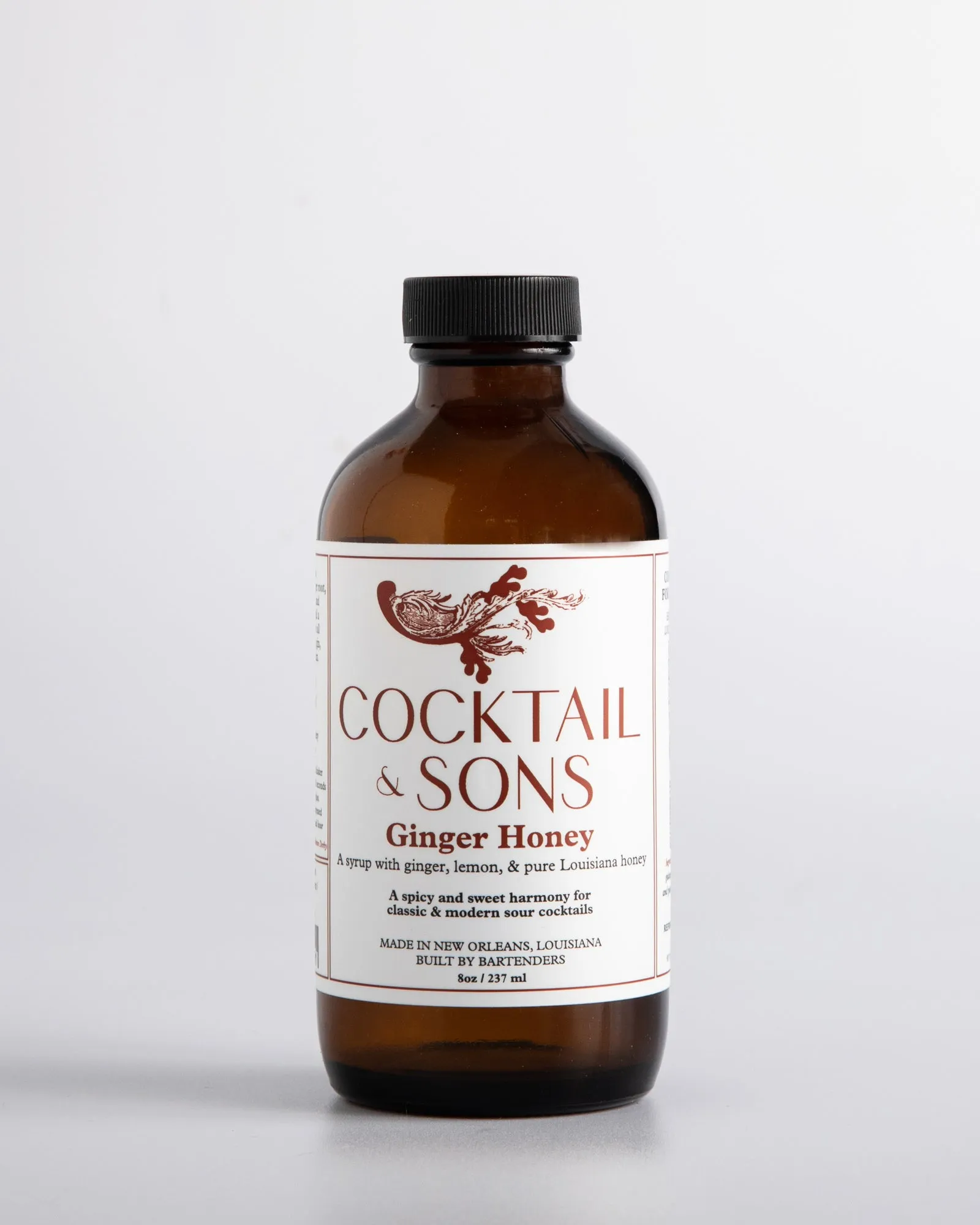 Ginger Honey Cocktail Syrup | Cocktail & Sons (8oz)