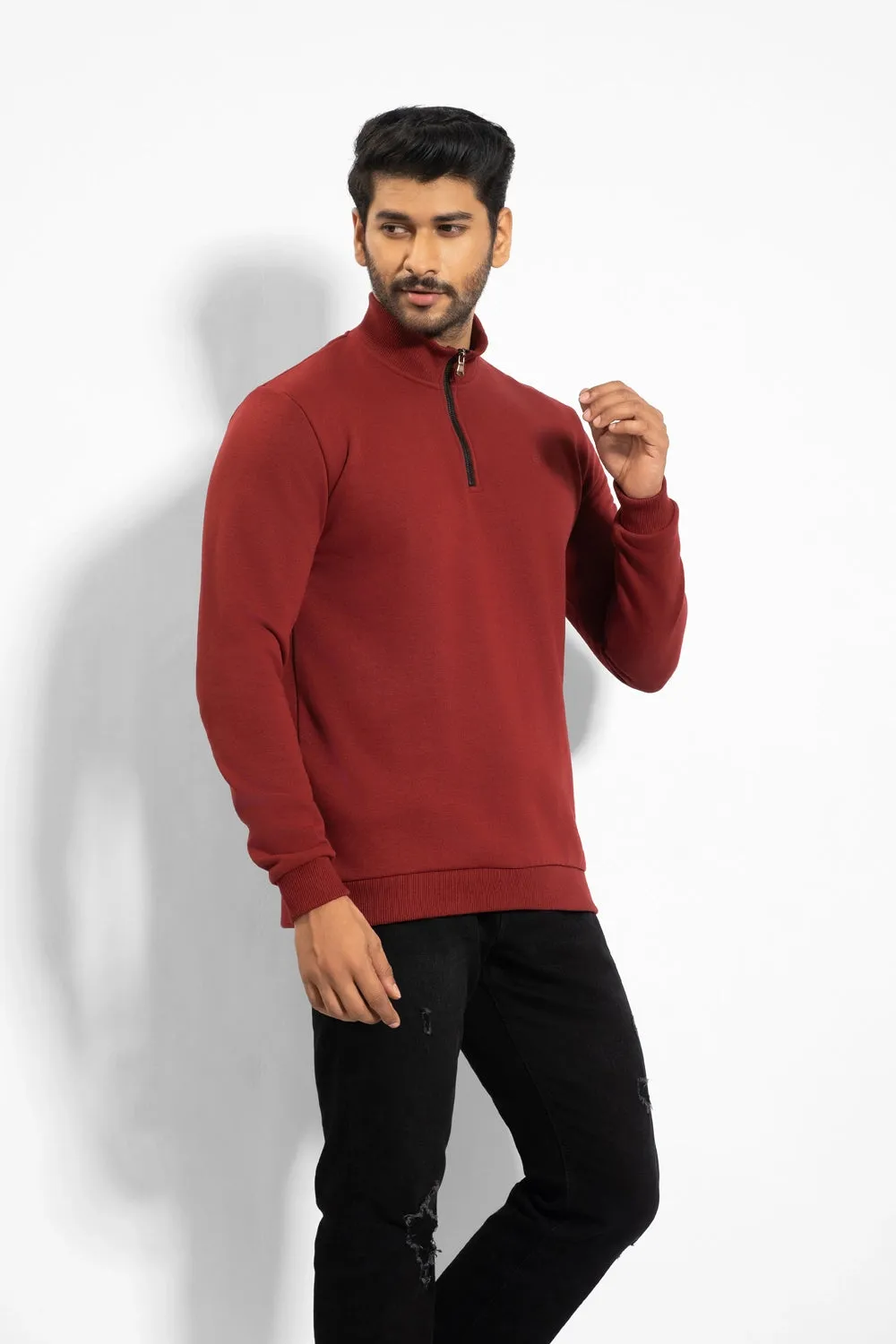 Half Zip Sweatshirt