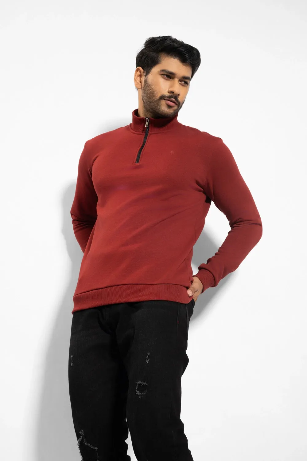 Half Zip Sweatshirt