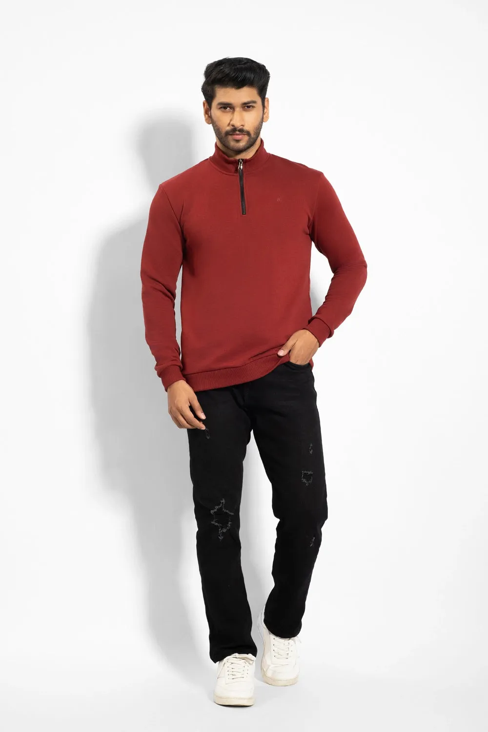 Half Zip Sweatshirt