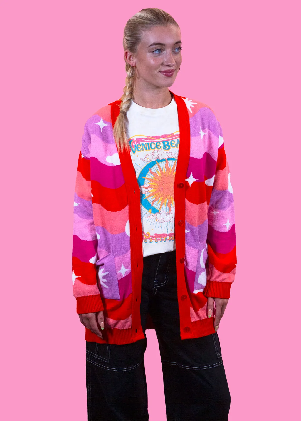 Home of Rainbows - Sunset Knit Cardigan