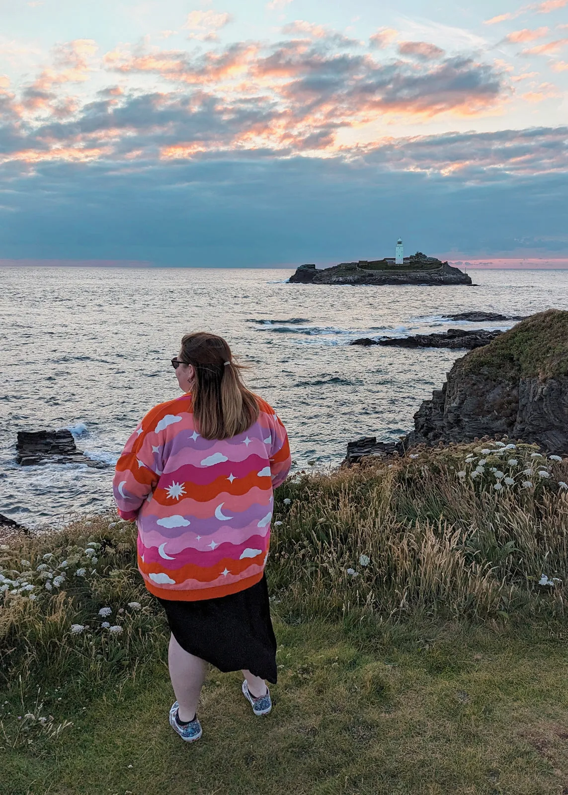 Home of Rainbows - Sunset Knit Cardigan